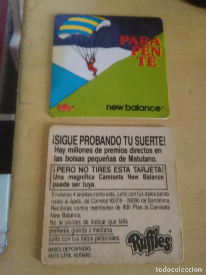Coleccionismo &Aacute;lbumes: cromo carton pegatina matutano NEW BALANCE RUFFLES DE MATUTANO coleccion - original