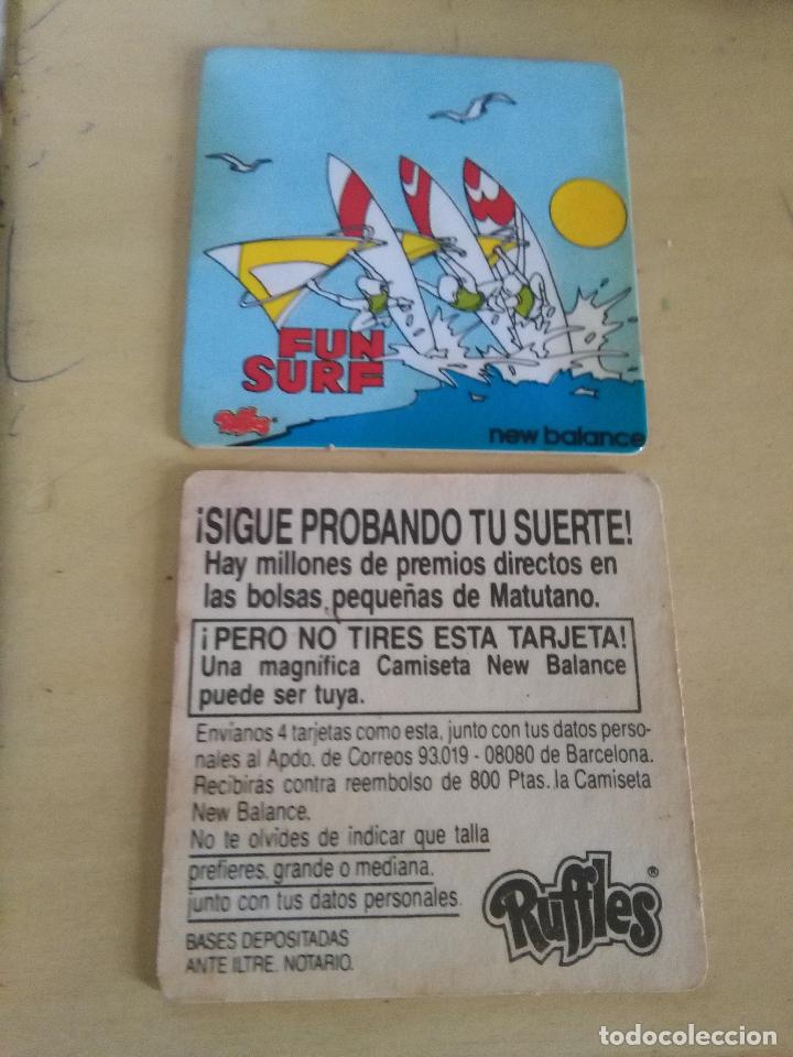 Coleccionismo &Aacute;lbumes: cromo carton pegatina matutano NEW BALANCE RUFFLES DE MATUTANO coleccion - original