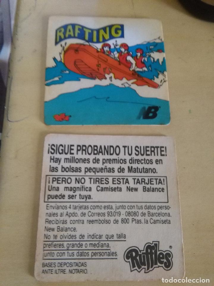 Coleccionismo &Aacute;lbumes: cromo carton pegatina matutano NEW BALANCE RUFFLES DE MATUTANO coleccion - original