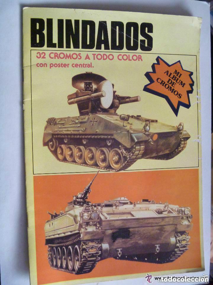 Collectable Incomplete Albums: ALBUM  BLINDADOS . CARROS DE COMBATE . INCOMPLETO.
