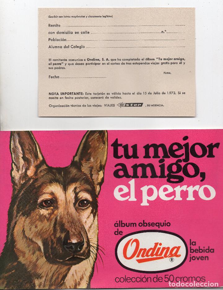 Collezionismo Album: Tu amigo el perro,bebida Ondina.Sin estrenar 1972