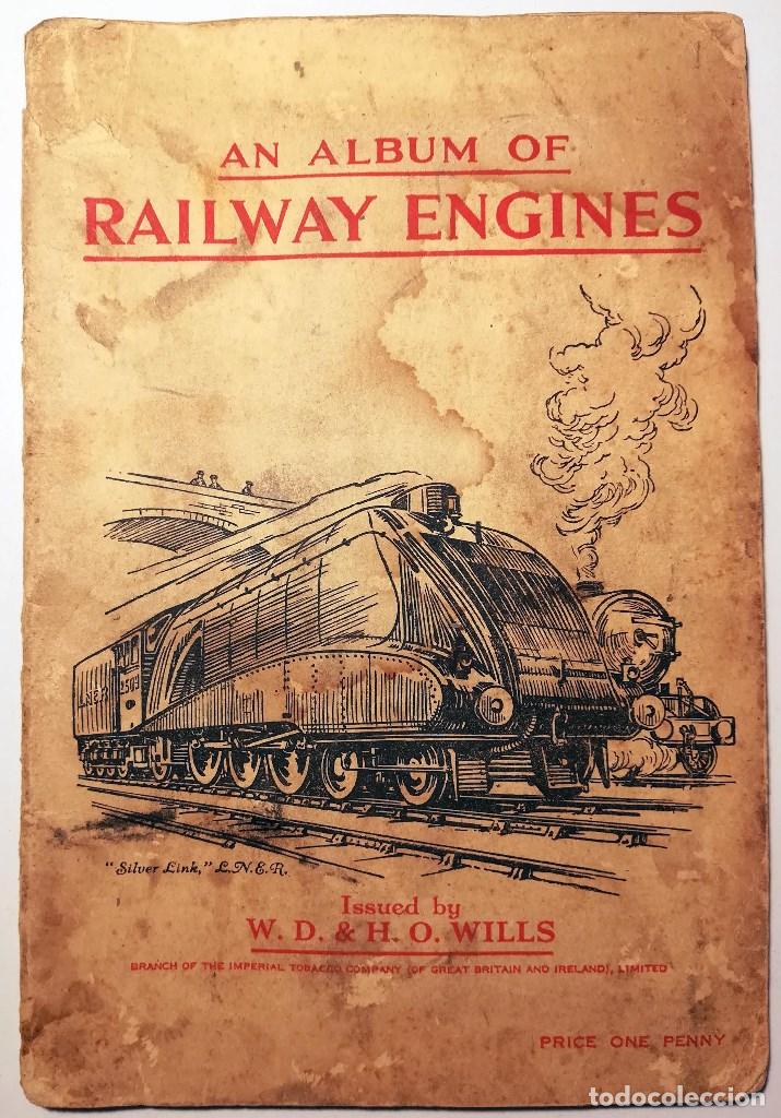 Coleccionismo &Aacute;lbumes: ALBUM DE CROMOS  RAILWAY ENGINES. INCOMPLETO.