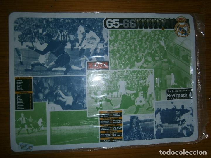 Colecionismo Cadernetas: ALFONBRILLA DE ESCRITORIO..REALMADRID 65-66