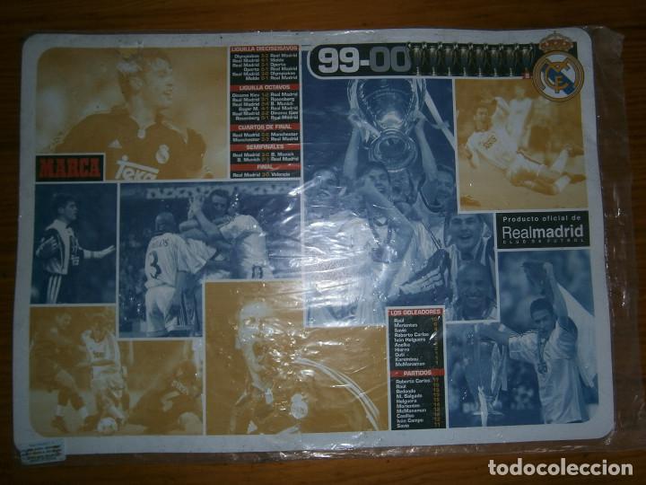 Colecionismo Cadernetas: ALFONBRILLA DE ESCRITORIO..REALMADRID 99-00