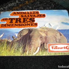 Coleccionismo Álbumes: ANIMALES SALVAJES EN TRES DIMENSIONES PANRRICO
