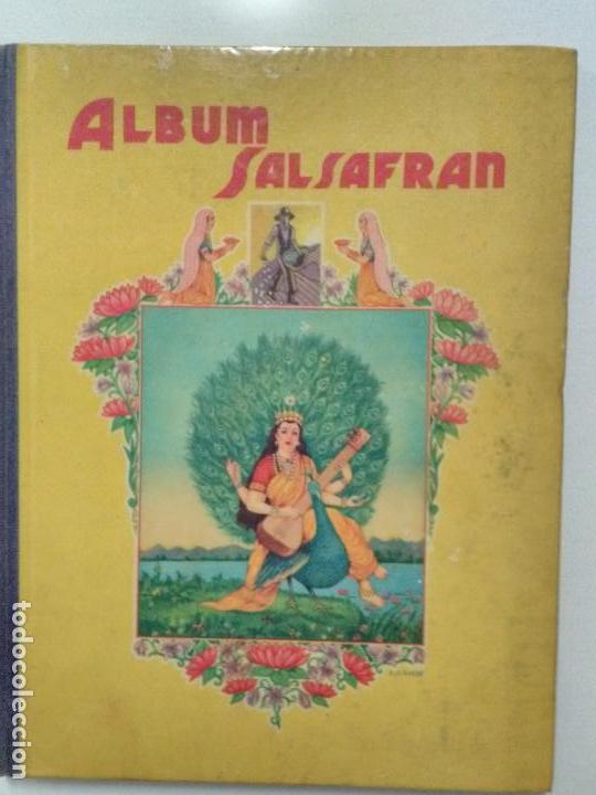 Colecionismo Cadernetas: ALBUM CROMOS SALSAFRAN. EDITADO POR VDA. DE A. GOMEZ TEJEDOR (1942)