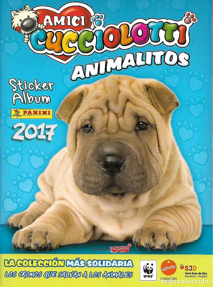 Collectable Incomplete Albums: ALBUM CUCCIOLOTTI ANIMALITOS CON 8 CROMOS ESTADO PERFECTO
