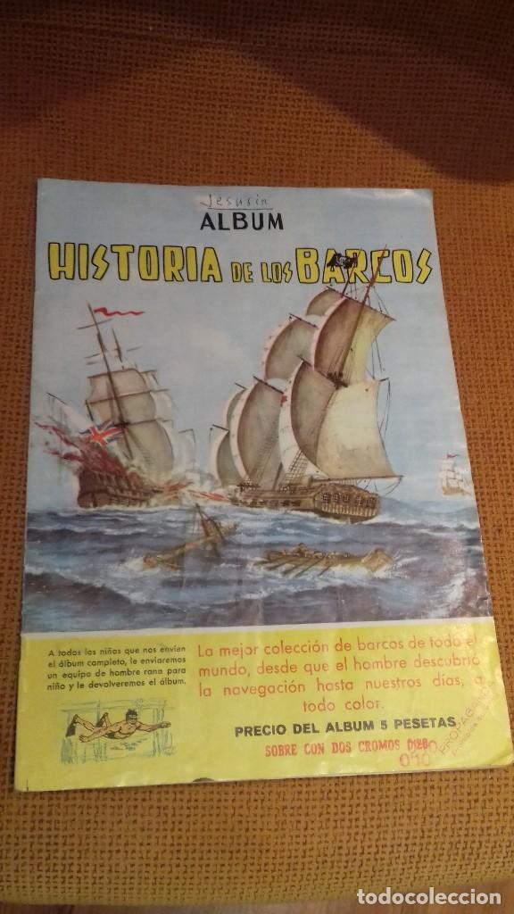 Collectionnisme Albums: ALBUM HISTORIA DE LOS BARCOS COSTA GIGARPE CASI COMPLETO