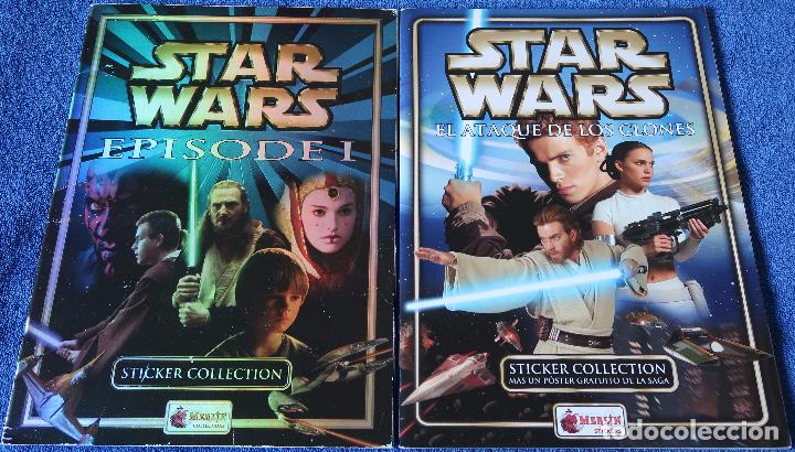 Collectionnisme Albums: Star Wars Episodio I y II - Merlin Stickers