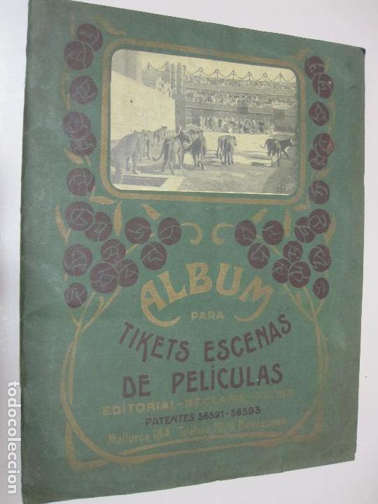 Collectable Incomplete Albums: Album para coleccionar Tikets Escenas Pel&iacute;culas. E.Reclame-Films.60 Cromos escenas + 12 Juan Tenorio