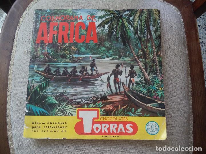 Collectionnisme Albums: Album incompleto Cosmorama de Africa. Chocolates Torras.