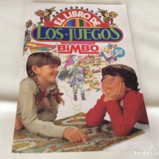 Coleccionismo Álbumes: ÁLBUM DE CROMOS - EL LIBRO DE LOS JUEGOS, BIMBO CONTIENE 39 CROMOS