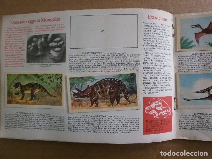 Coleccionismo &aacute;lbumes: PREHISTORIC ANIMALS. INCOMPLETO - Foto 4