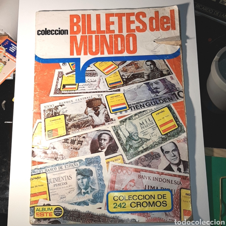 Coleccionismo &Aacute;lbumes: ALBUM ESTE - COLECCI&Oacute;N BILLETES DEL MUNDO - CON 107 CROMOS