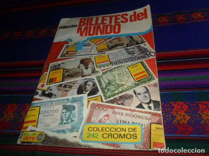 Collectionnisme Albums: BUEN PRECIO. COLECCI&Oacute;N BILLETES DEL MUNDO INCOMPLETO FALTAN 26 DE 142 CROMOS. ESTE 1974.