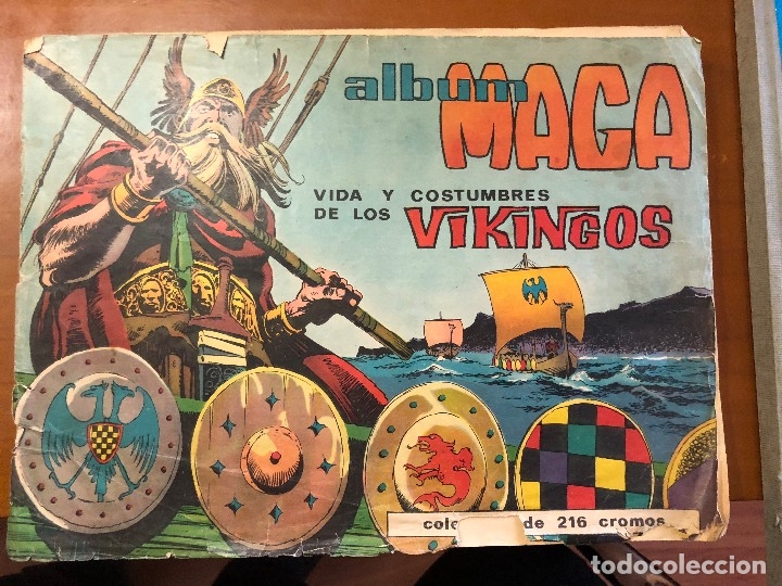 Collectionnisme Albums: VIDA Y COSTUBRES DE LOS VIKINGOS ALBUM CON 162 CROMOS SE VENDEN SUELTOS