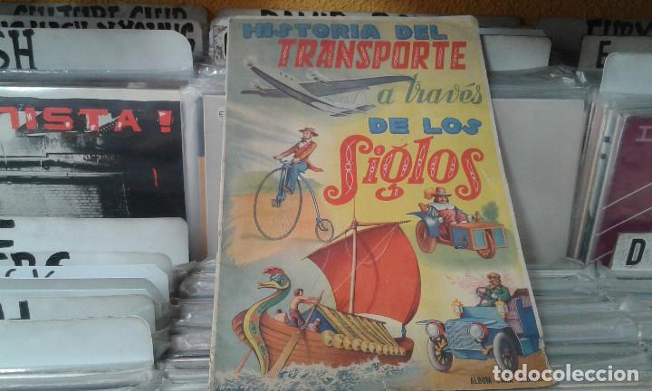 Collectionnisme Albums: ALBUM CROMOS HISTORIA DEL TRANSPORTE A TRAVES DE LOS SIGLOS,faltan 6 hojas