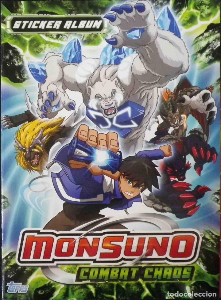 Colecionismo Cadernetas: &Aacute;lbum Monsuno Combat Chaos - Faltan 38 de 195 cromos.