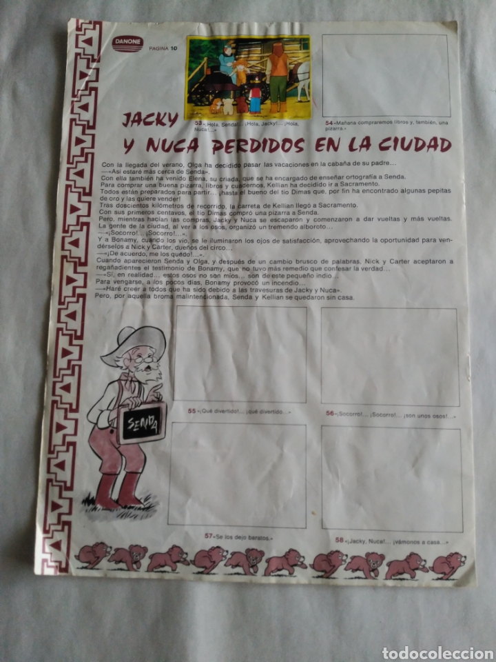 Coleccionismo &aacute;lbumes: Jacky. El oso de Tallac. Danone - Foto 4