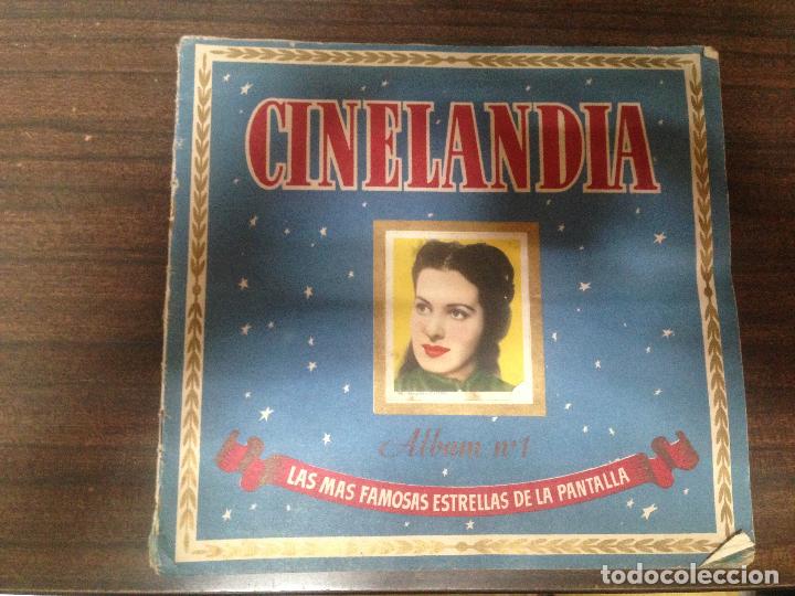 Collectionnisme Albums: ALBUM CROMOS CASI COMPLETO CINELANDIA LAS MAS FAMOSAS ESTRELLAS DE LA PANTALLA NUM 1 ED BRUGUERA