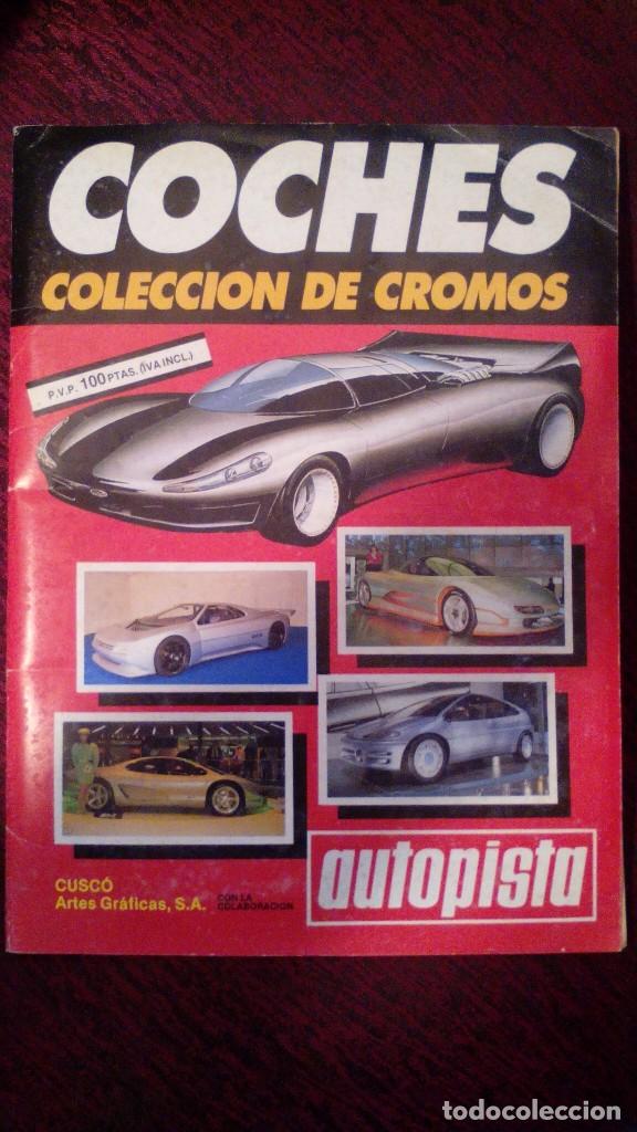 Collezionismo Album: COLECCI&Oacute;N DE CROMOS DE COCHES AUTOPISTA