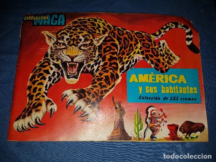 Colecionismo Cadernetas: Album maga america y sus habitantes