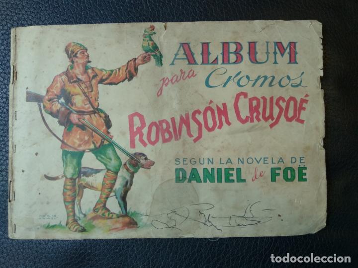 Coleccionismo &Aacute;lbumes: Album Robinson Crusoe ediciones Aguilar faltan 2 cromos