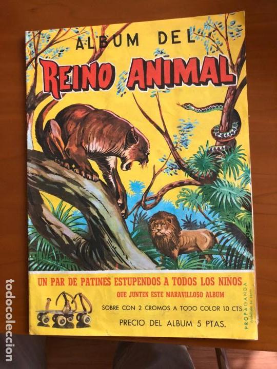 Collezionismo Album: album del reino animal faltan 8 cromos impecable