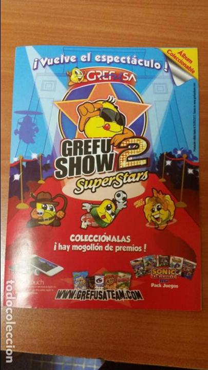 Coleccionismo &Aacute;lbumes: ALBUM VACIO EN PLANCHA DE GREFUSA ( GREFU SHOW  2 )