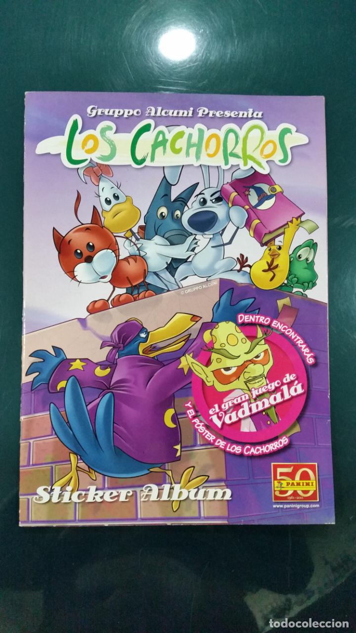 Coleccionismo &Aacute;lbumes: ALBUM VACIO EN PLANCHA DE PANINI ( LOS CACHORROS )