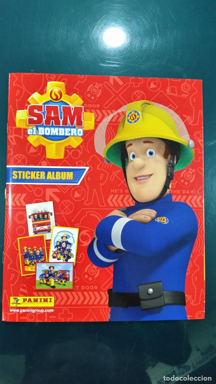 Coleccionismo &Aacute;lbumes: ALBUM VACIO EN PLANCHA DE PANINI ( SAM EL BOMBERO )