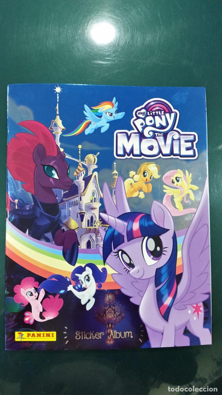Coleccionismo &Aacute;lbumes: ALBUM VACIO EN PLANCHA DE PANINI ( MY LITTELE PONY THE MOVIE )