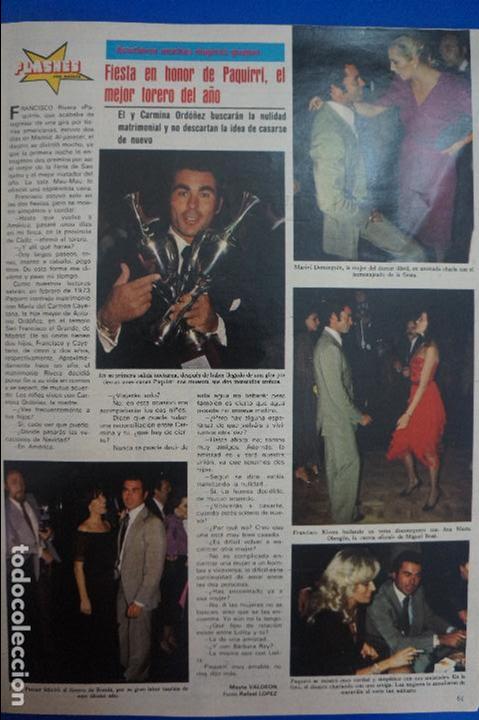 Coleccionismo &Aacute;lbumes: RECORTE REPORTAJE CLIPPING DE PAQUIRRI REVISTA SEMANA N&ordm; 2080 PAG 61 L 49