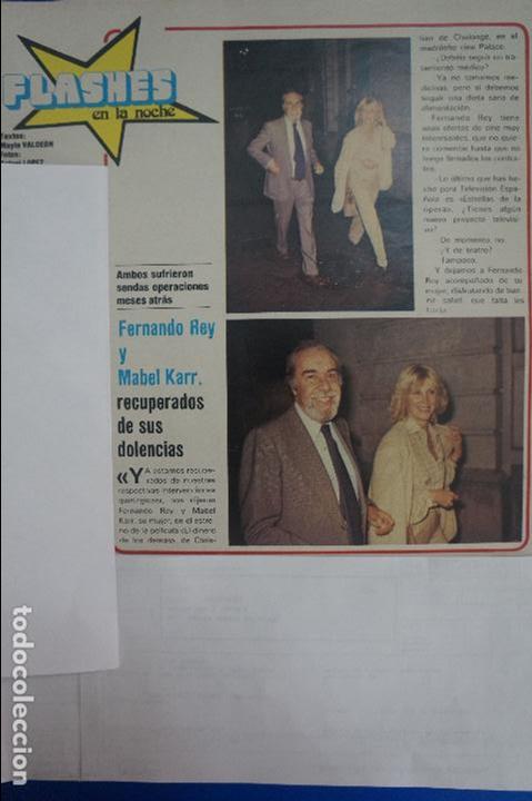 Coleccionismo &Aacute;lbumes: RECORTE REPORTAJE CLIPPING DE FERNANDO REY Y MABEL KARR REVISTA SEMANA N&ordm; 2075 PAG 23