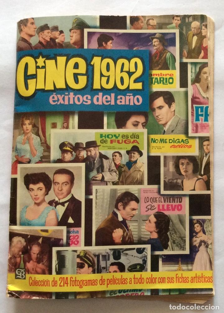 Collectionnisme Albums: &Aacute;LBUM CROMOS INCOMPLETO. CINE 1962. BRUGUERA. 9 CROMOS PEGADOS Y 102 SUELTOS.