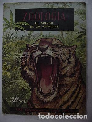 Collezionismo Album: Zoolog&iacute;a. El mundo de los animales - Album de cromos. Falta 1 cromo de 192.