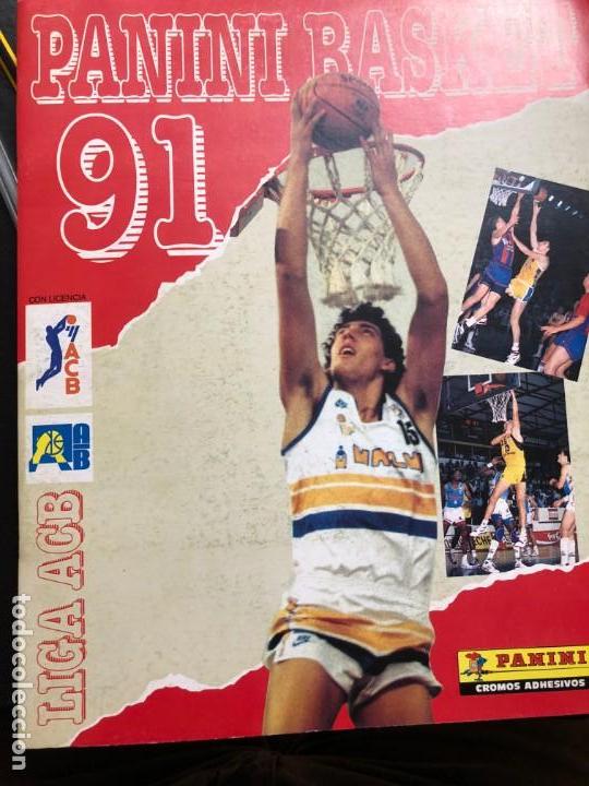 Coleccionismo &Aacute;lbumes: panini basket 91 bimbo album con 104 cromos se venden sueltos precio a convenir