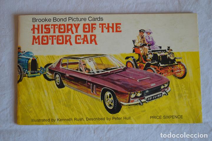 Collectionnisme Albums: &Aacute;lbum de cromos ingl&eacute;s History of the motor car. Incompleto. romanjuguetesymas.