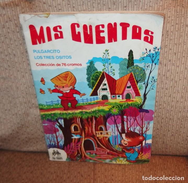 Collectionnisme Albums: ALBUM MIS CUENTOS:LA CENICIENTA,EL GATO CON BOTAS,PULGARCITO,LOS TRES OSITOS,ED.RUIZ ROMERO,INCOMPLE