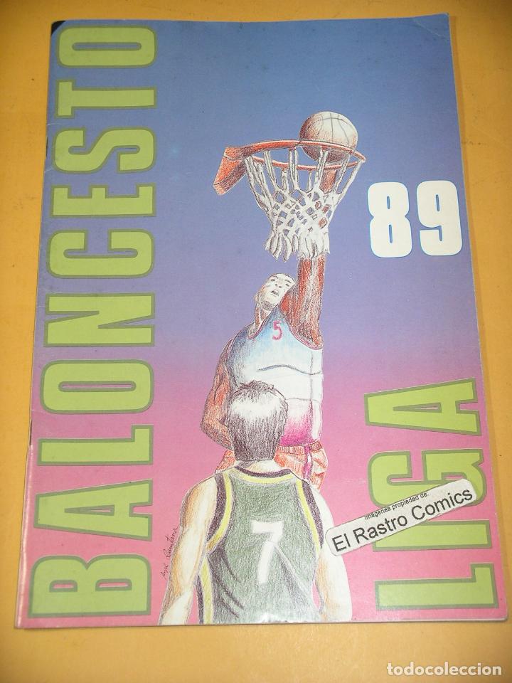 Colecionismo Cadernetas: Album de cromos Baloncesto Liga 89, incompleto, ed. J. Merchante, a&ntilde;o 1989. MUY DIFICIL, ercom