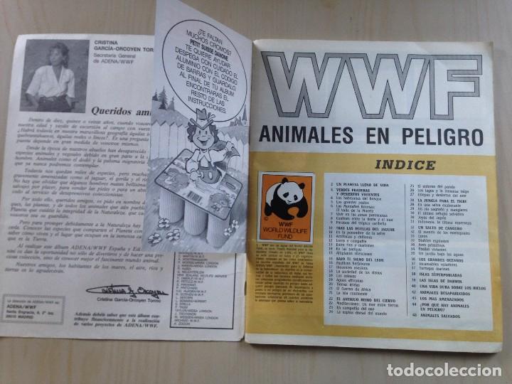 Coleccionismo &aacute;lbumes: WWF animales en peligro - Foto 2