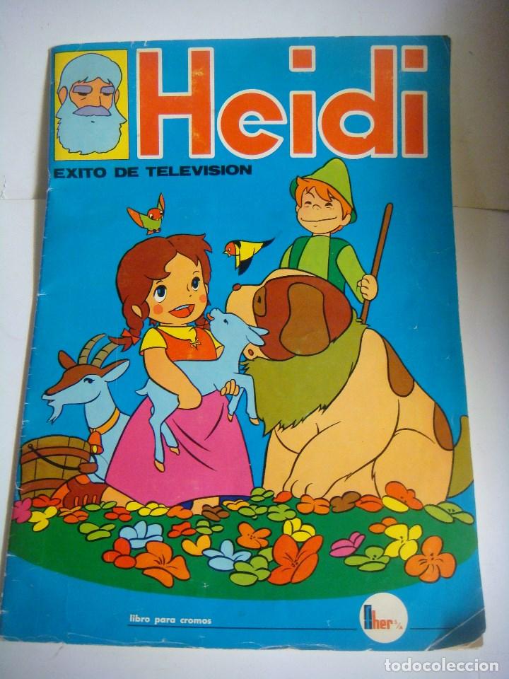 Coleccionismo &aacute;lbumes: ALBUN DE CROMOS DE HEIDI INCOMPLETO (#) - Foto 1