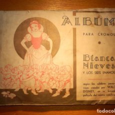 Coleccionismo Álbumes: ANTIGUO ALBUM DE CROMOS - BLANCANIEVES Y LOS 7 ENANITOS - FHER - COMPLETO A FALTA DE 2 CROMOS -