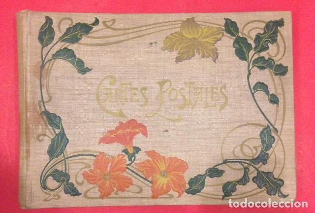 Collectionnisme Albums: ANTIGO ALBUM MODERNISTA PARA POSTALES
