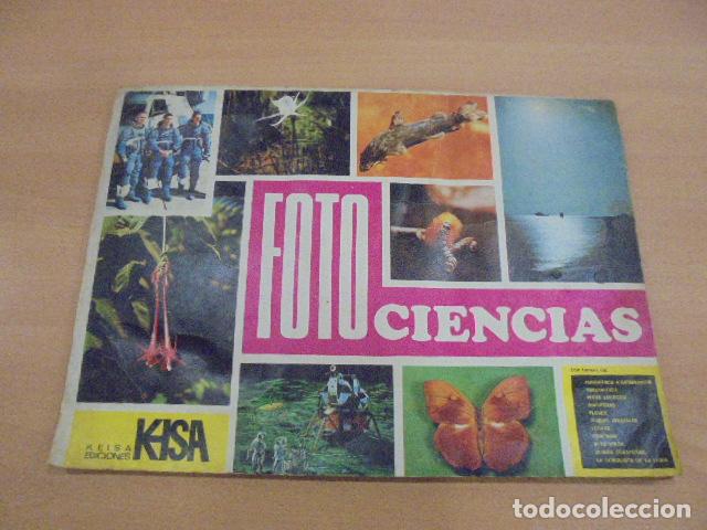 Collectionnisme Albums: ALBUM FOTO CIENCIAS - INCOMPLETO - CONTIENE 196 CROMOS DE 339 - KEISA EDICIONES