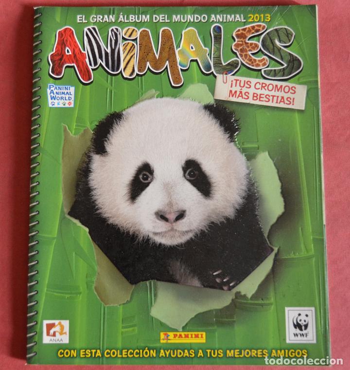 Colecionismo Cadernetas: ALBUM CROMOS VAC&Iacute;O - EL GRAN &Aacute;LBUM DEL MUNDO ANIMAL 2013 - ANIMALES  - + 6 CROMOS