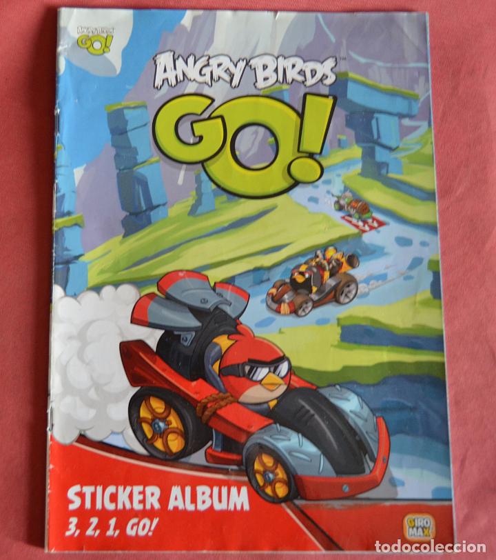 Coleccionismo &Aacute;lbumes: ANGRY BIRDS GO! - ALBUM VAC&Iacute;O - STIKER ALBUM - GIROMAX