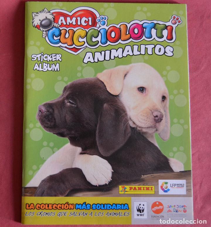 Collectionnisme Albums: &Aacute;LBUM VACIO  + 6 CROMOS -  AMICI CUCCIOLOTTI  - ANIMALITOS - 2015 - ANIMALES -  PANINI