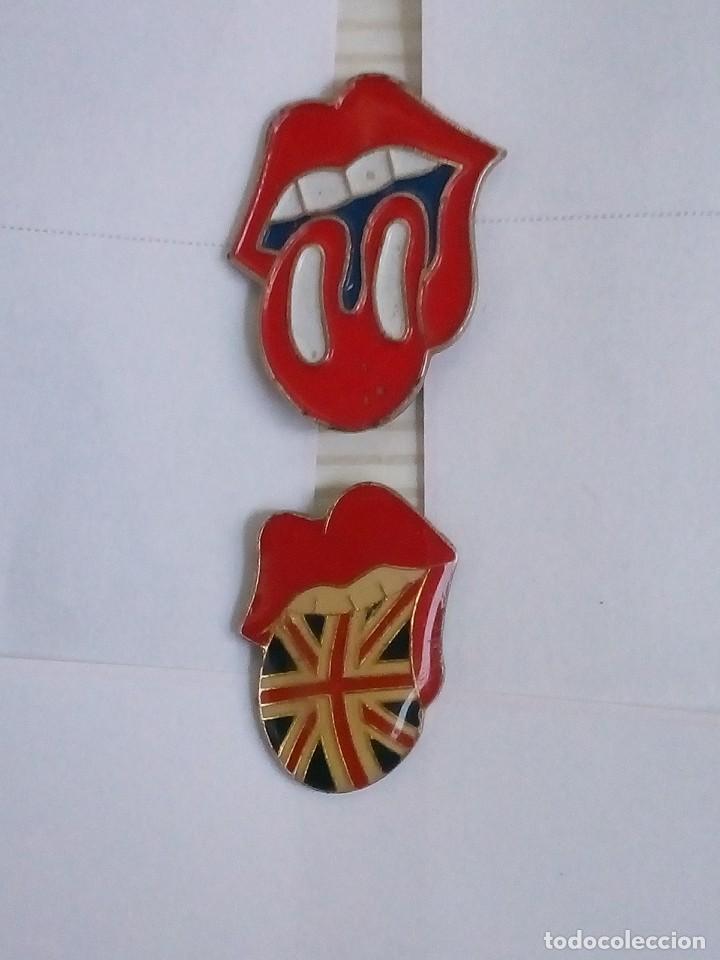 Colecionismo Cadernetas: PIN . GRUPO M&Uacute;SICA.R. STONES.TIPO PINCHO.ANTIGUOS.EN IMAGEN.