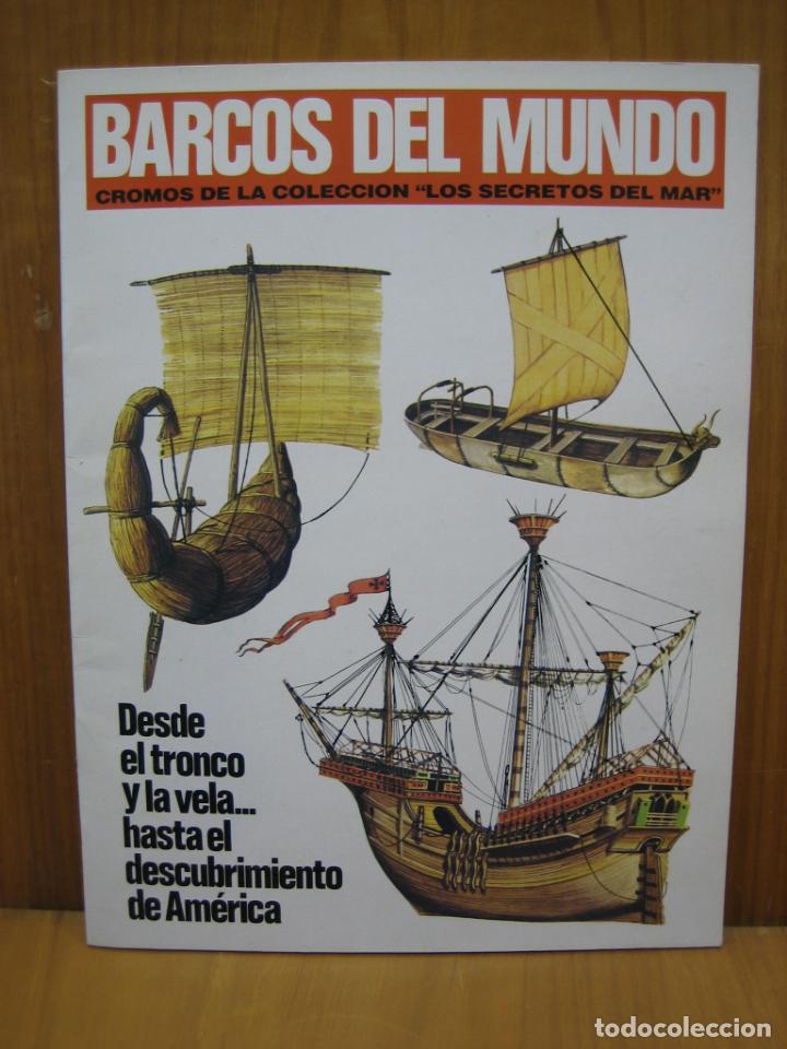 Colecionismo Cadernetas: &Aacute;lbum barcos del mundo. Incompleto